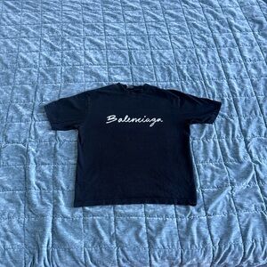 Balenciaga Medium Fit T-Shirt Black/White Size XXS